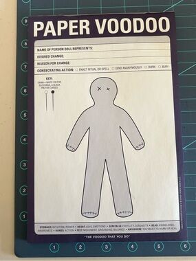 Knock Knock Paper Voodoo Game Pad